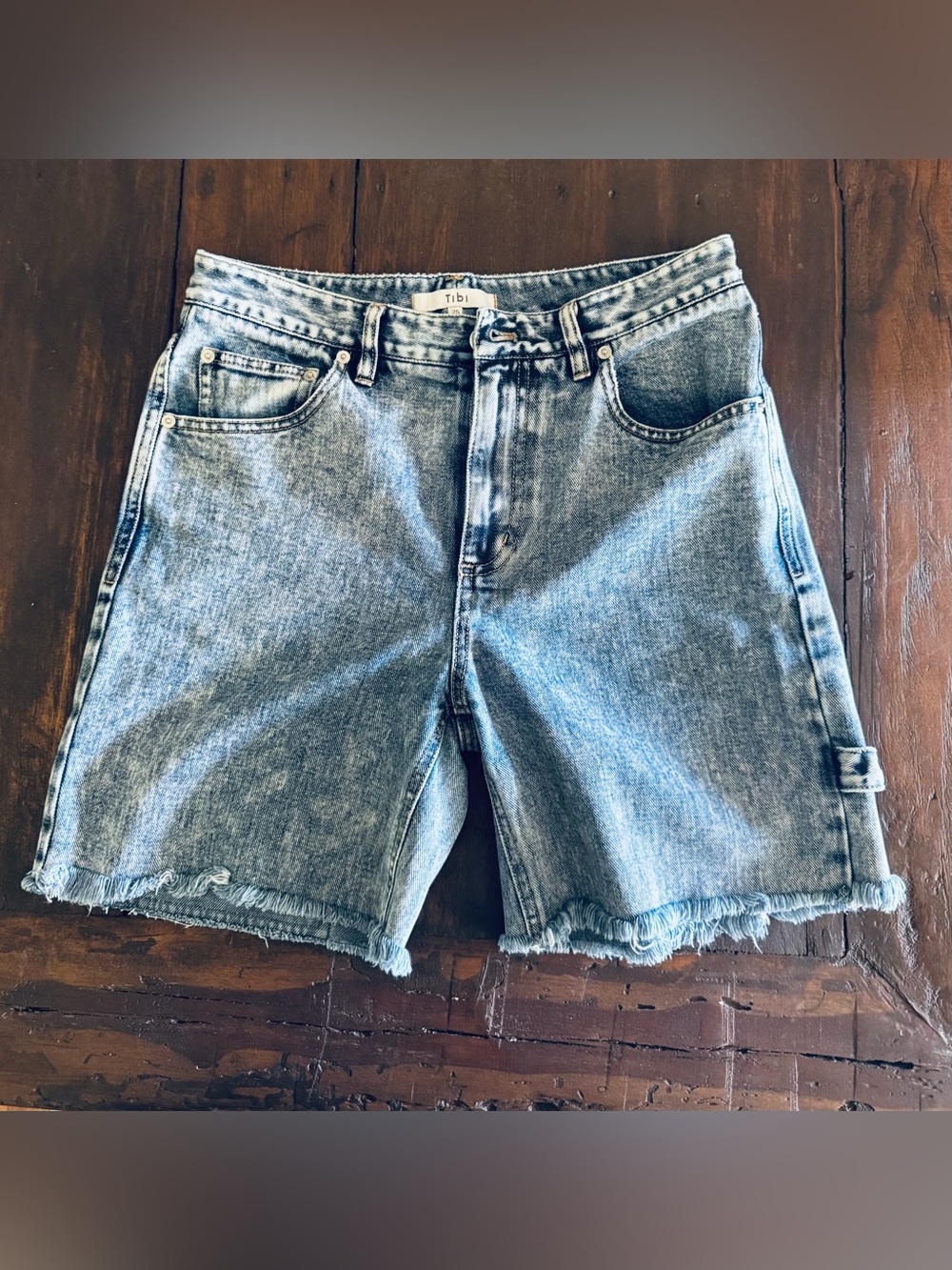 Tibi Acid Wash Sam Carpenter Jorts